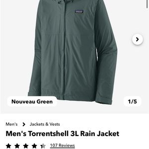 Men's Patagonia Torrentshell 3L Rain Jacket